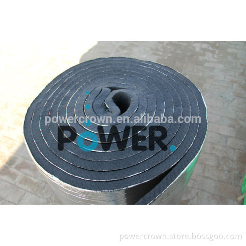 high quality low density sponge rubber blanket with aluminum foil made in china